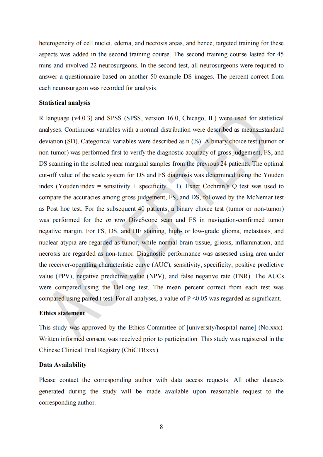 Roving histological imaging for navigation-confirmed glioma negative margin by handheld endomicroscopy: a parallel controlled study(图8)